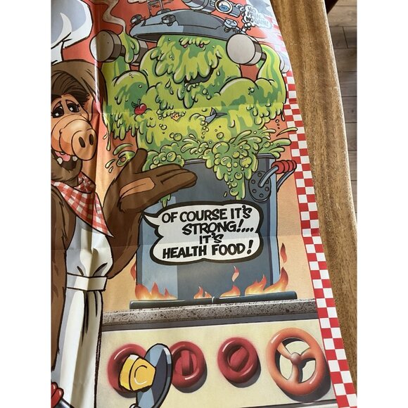 Vintage Alf Melmac Cookin' with ALF Poster Burger King 1980's - Picture 6 of 9